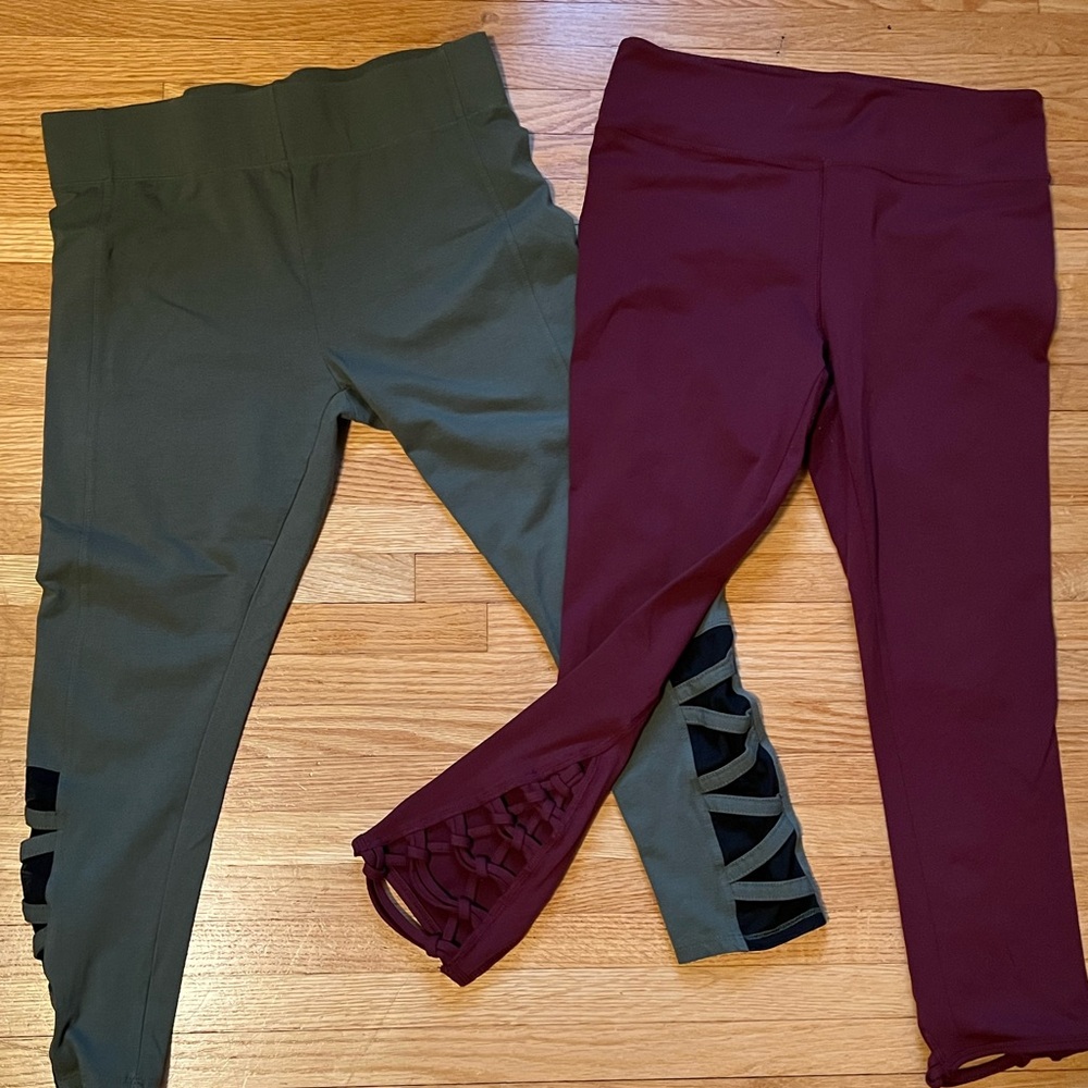 Free People & MixIt yoga capri bundle